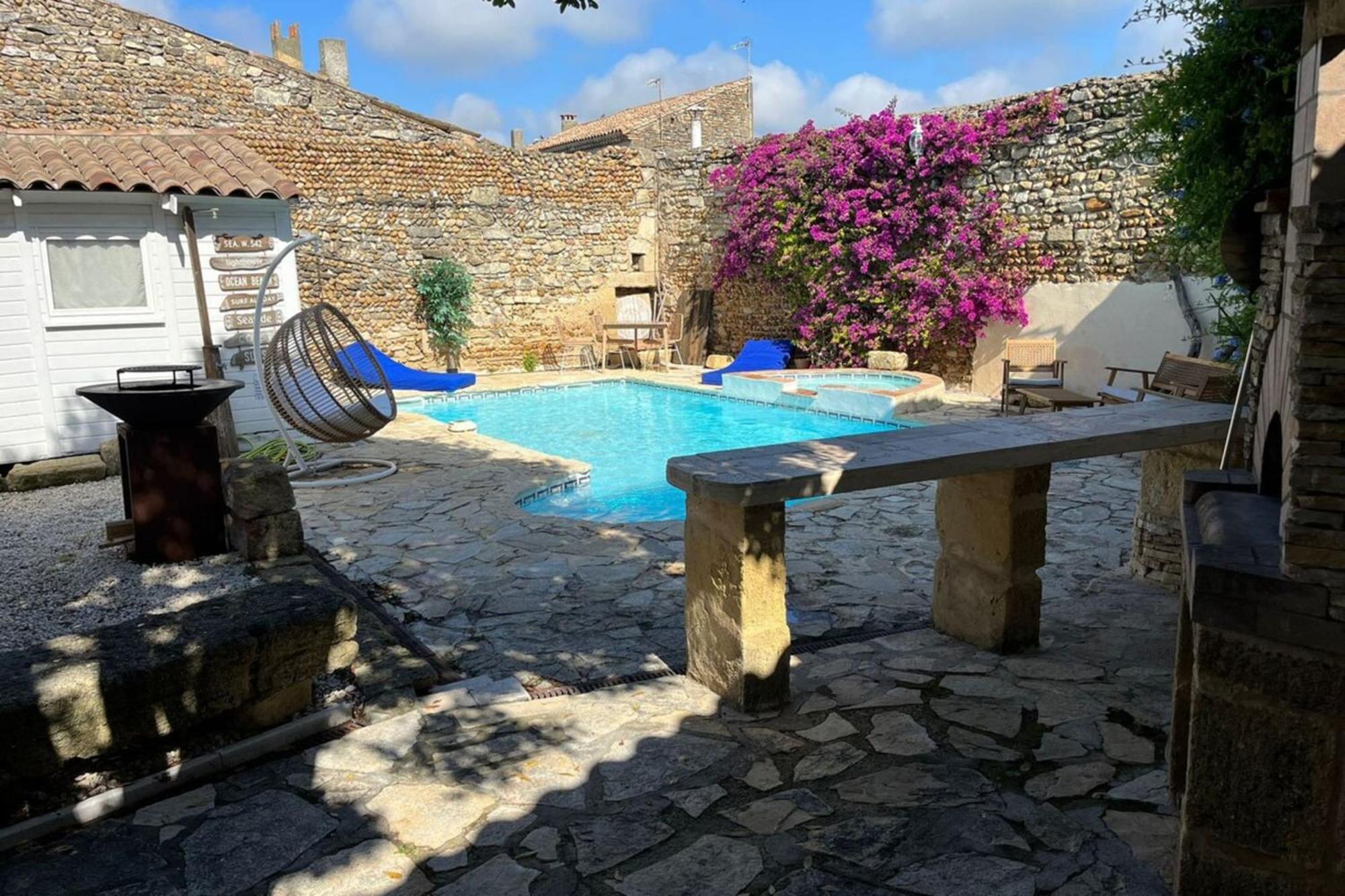 Casa Angel -Bohemian Villa With Swimming Pool And Air Conditioning! Vauvert Exterior foto